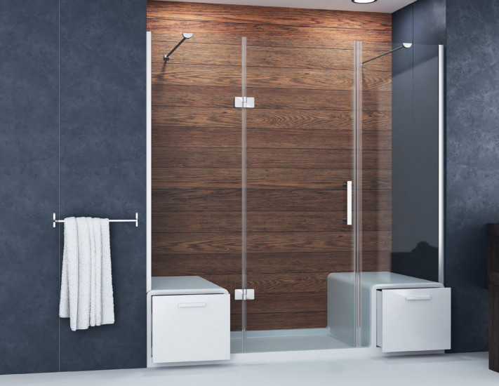 Çift Taraflı Oturmalı Flat Model Duşakabin - End Serisi